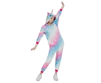 Costume for adult Unicorn (jumpsuit with hood), size M EOL
